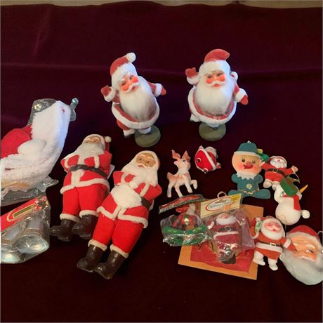 Vintage Santa Claus, Santa Hat & More