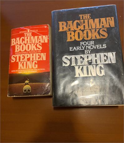 The Bachman Books, Stephen King Hardcover Book W/Dust Jacket Jan 1996