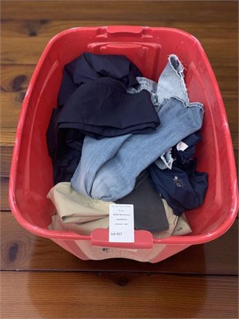 Tote of Pants/Slacks - Misc Sizes