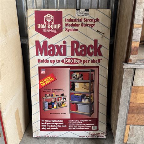 New HOM-E-QUIP Maxi Rack Modular Storage