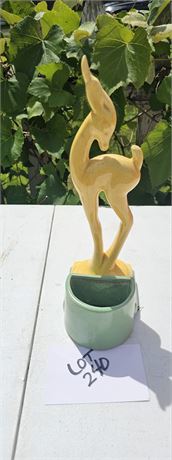 Vintage Gazelle Ceramic MCM Planter
