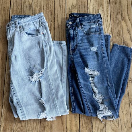 American Eagle and Wild Fable Size 2 Jeans