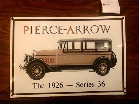 Reproduction Metal Sign 1926 Pierce-Arrow Series 36 Advertisement