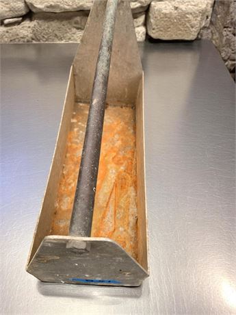 Vintage Metal Tool Caddy Box With Handle