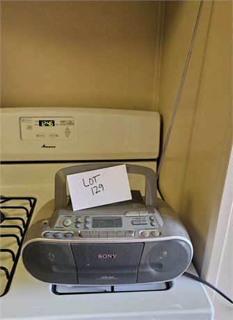 Sony CD Player & FM/AM Radio