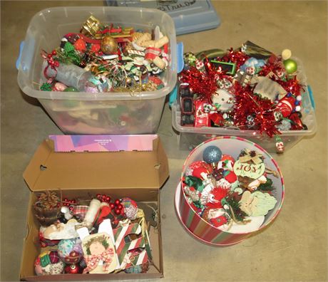 Assorted Christmas Ornaments