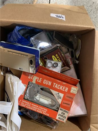 Hardware Cleanout Lot - Staple Gun Tacker & More