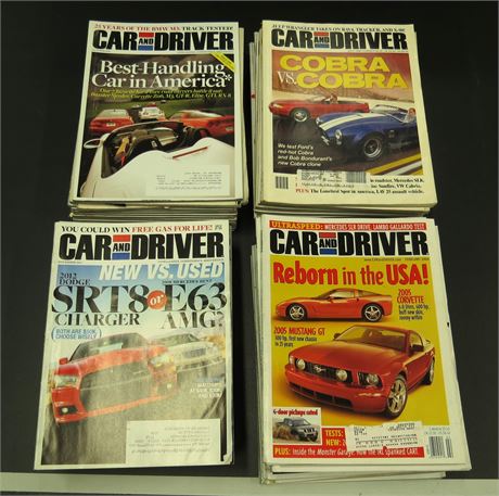 Car And Driver Magazines