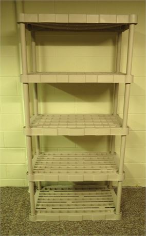 Rubbermaid Plastic Storage Shelf