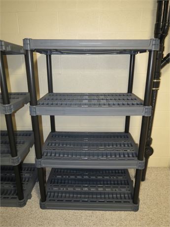 4 Shelf Plastic Shelf