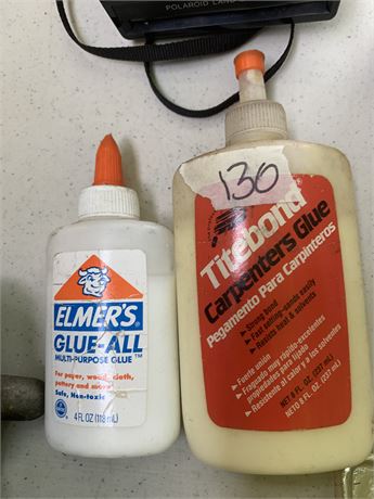 Glue Lot Elmer's and Carpenter's Glue