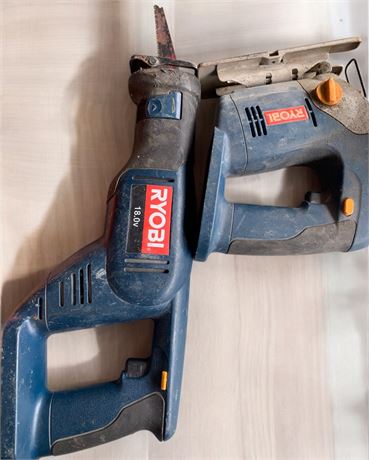 Ryobi Sabre Saw & 18V Reciprocating Saw
