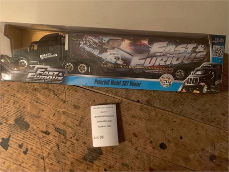 Jada Toys Fast & Furious Peterbilt Model 387 Hauler Die-Cast Collectible Truck