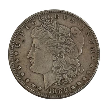 1886 Morgan Silver Dollar
