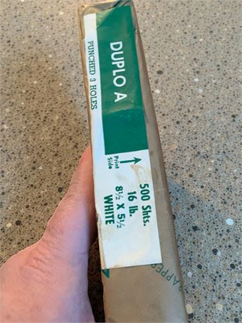 500 Sheet Duplo A Brand White Notebook Refill Paper Lot