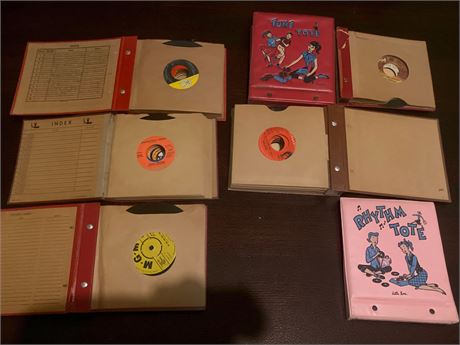 Vintage Tune Tote/Rhythm Tote Record Lot