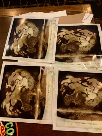 Unframed Mordançage-Style Abstract Art Prints