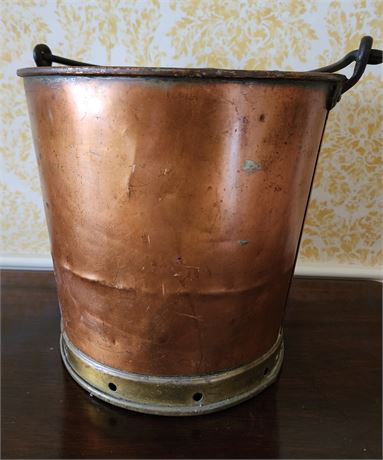 Vintage Brass Water Pail