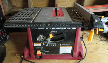 Chicago Electric 10" 15 Amp Industrial Table Saw