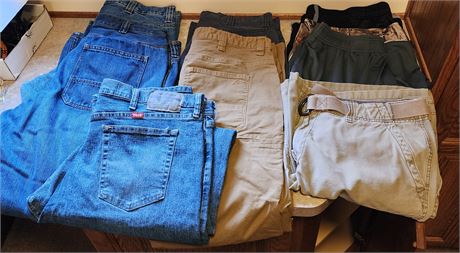 Mens Size 38 Jeans, Pants & Shorts Lot