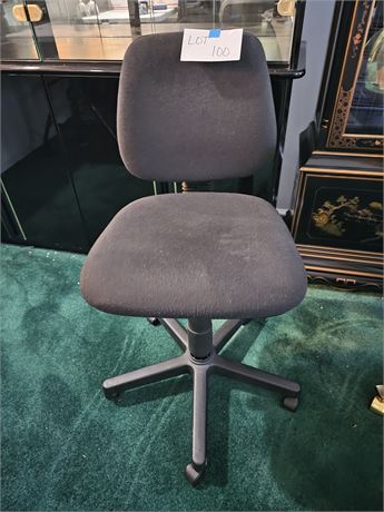 Black Fabric Office Chair