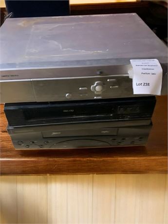 Magnavox, Zenith VHS Tape/Movie Players & Direct TV DVD PLayer