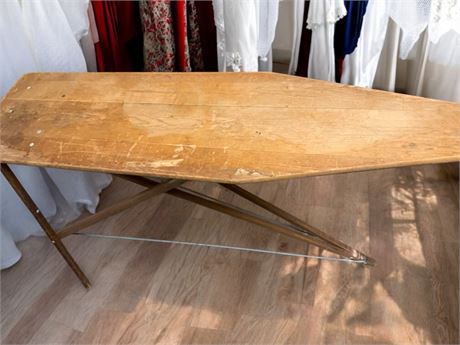 Vintage Wooden Folding Ironing Board