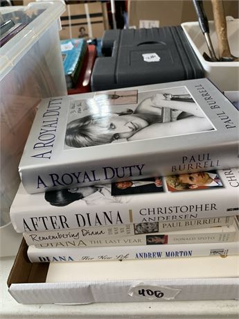 Princess Diana "Di" Of Wales Book Lot