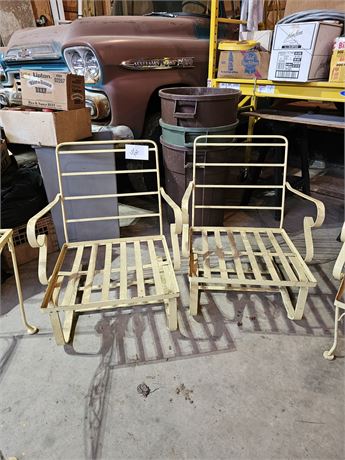 Vintage Metal Outdoor Chairs