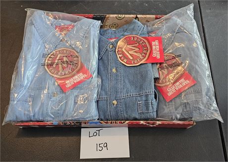 Marlboro Country Button-up Shirts Like New Size Small & XL