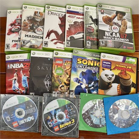 Collection of XBOX 360 Games