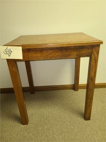 Solid Wood End Table