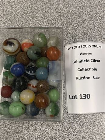 Vintage Glass Marbles Lot