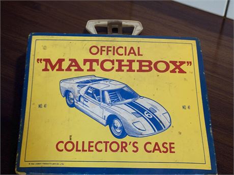 Matchbox Toys Cars In Official Matchbox Collector's Carrying/Storage Case