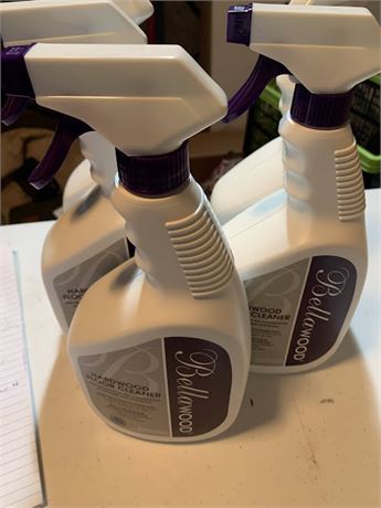 Bellawood Hardwood Floor Cleaner Spray Bottles - Lot of 5