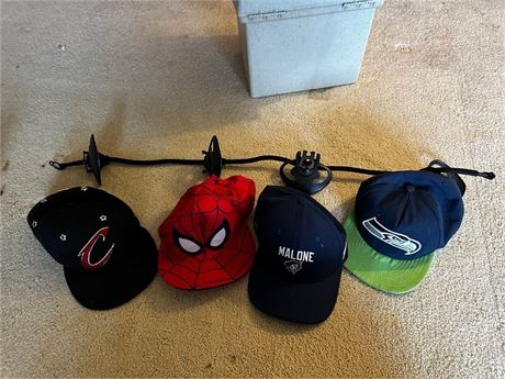 Baseball Caps and Cap Holder