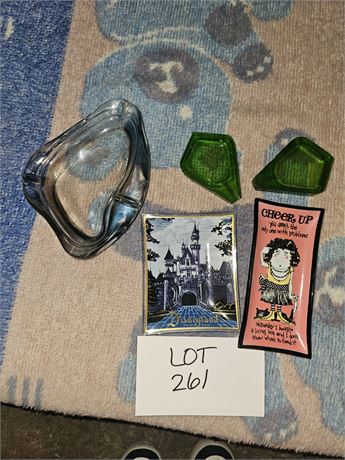 Mixed Ashtrays: MCM, Art Deco, House Art & More