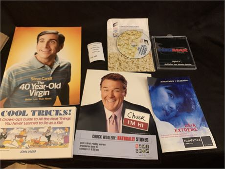 Ephemera Lot - The 40 Year Old Virgin, Asia Extreme, Chuck Woolery & More