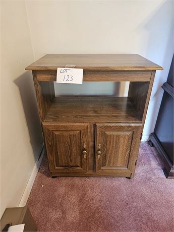 Pressed Wood Microwave Cart