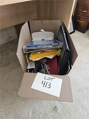 Office Cleanout : Binders / Paper / Clips & More