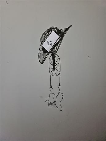 Wire Wall Mount Hat Rack With Glove & Sock Holder & More