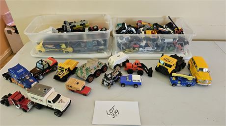 Mixed Toy Cars: Matchbox, Hot-Wheels & More