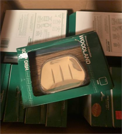 Pami Woodland Collection Soap Dish Lot - 1 Box