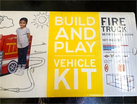 Antsy Pants Build & Play Fire Truck Vehicle Kit