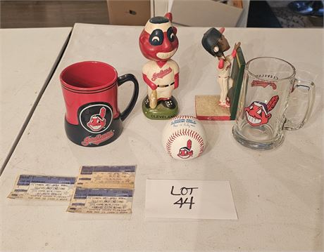 Cleveland Indians- 1996 Bobblehead, Mug, Beer Mug & More