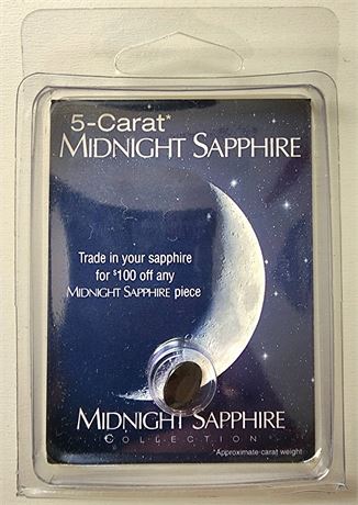 5-Carat Midnight Sapphire