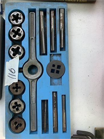 Tap and Die Set 14 Pieces