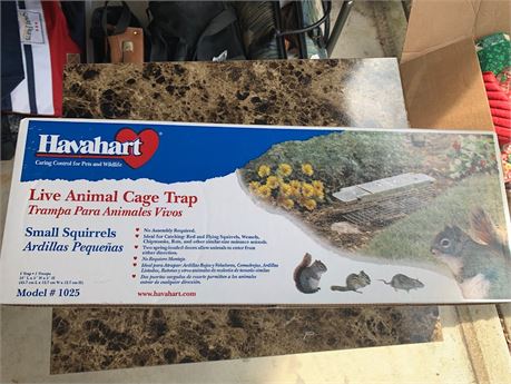 HavAHart Live Animal Cage Trap For Small Squirrels Model #1025