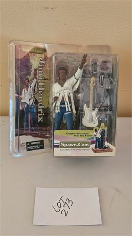 2003 Jimi Hendrix Spawn.com Figurine In Box