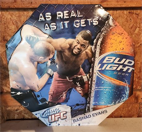 Bud Light UFC Tin Sign